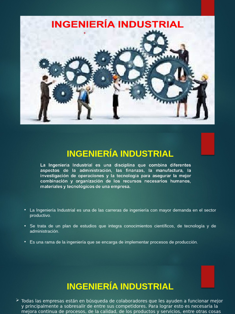Introducción a la Ingeniería Industrial | PDF | Ingeniería Industrial