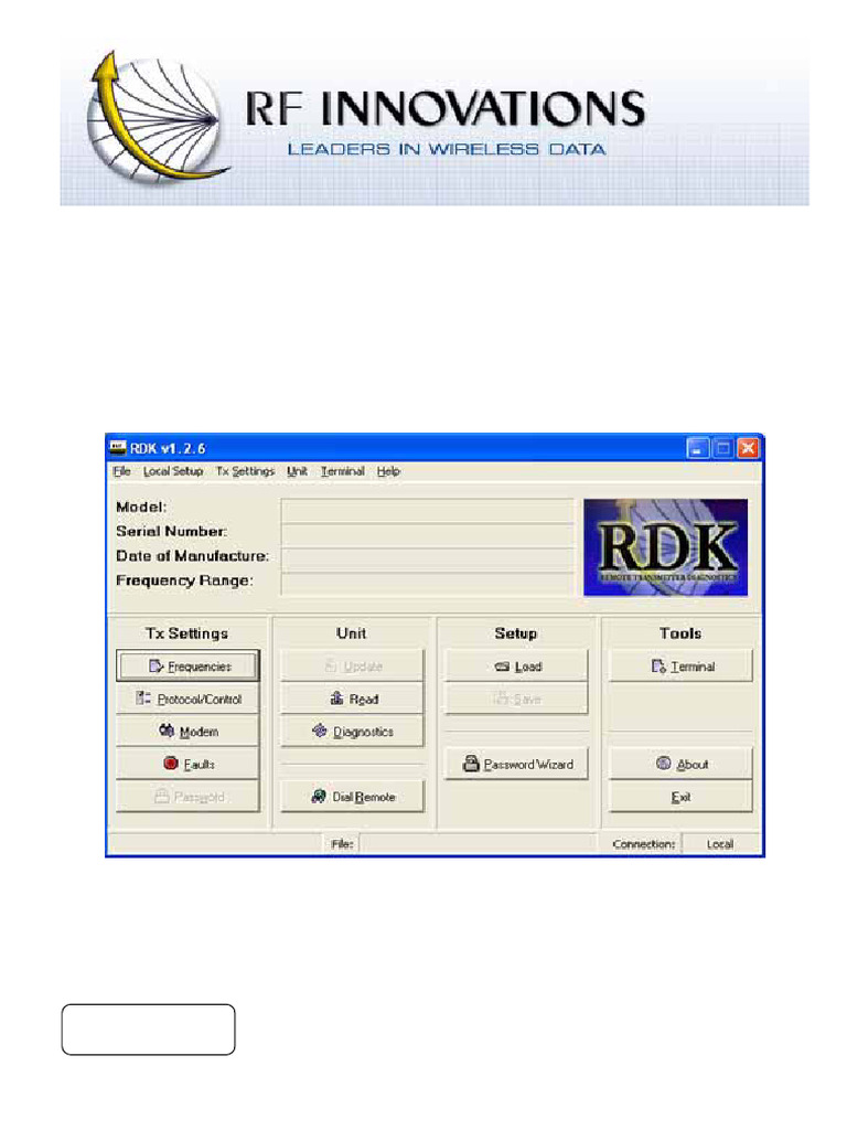 Manual RDK Rev3 1 | PDF | Modem | Menu (Computing)