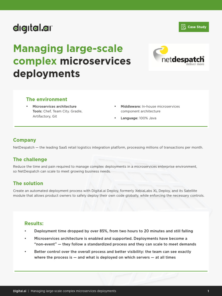 Managing Large Scale Complex Microservices Deployments | PDF | Software ...