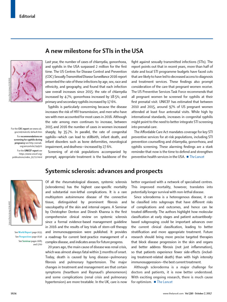 Systemic Sclerosis: Latest Advances in Care | PDF | Sexually ...
