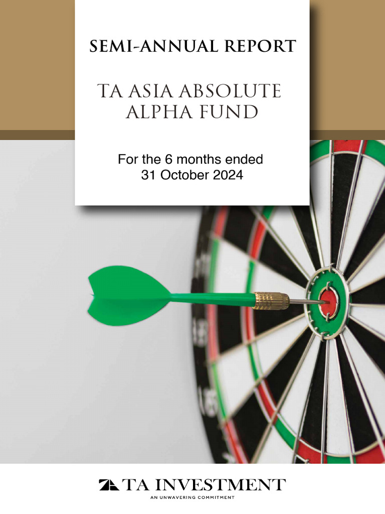 TA Asia Absolute Alpha Fund Report | PDF | Financial Economics | Business