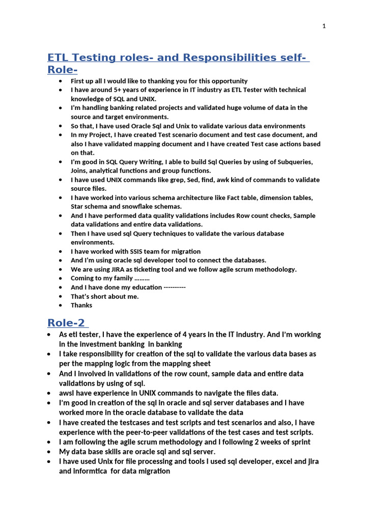 ETL Interview V - 07 | PDF | Software Testing | Bonds (Finance)