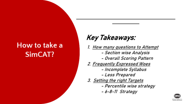 How To Take A SimCAT | PDF