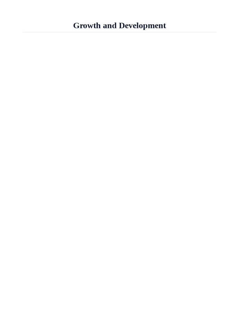 Growth and Development Short Notes | PDF | Economic Growth | Labour ...