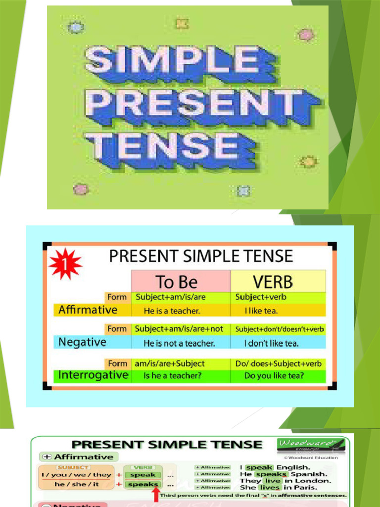 Present Simple, Present Continuous, Present Perfect, Past Simple | PDF ...