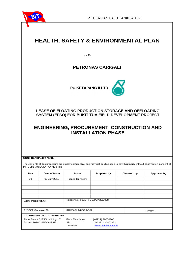 Pros BTL Hsep 301 | PDF | Risk | Safety