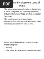 Labour and Employment Laws of India