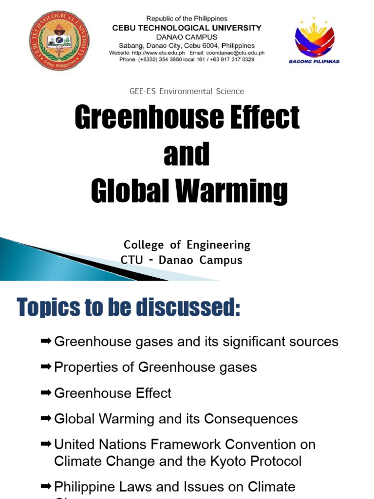 Greenhouse Effect & Global Warming | PDF | Greenhouse Effect | Climate ...