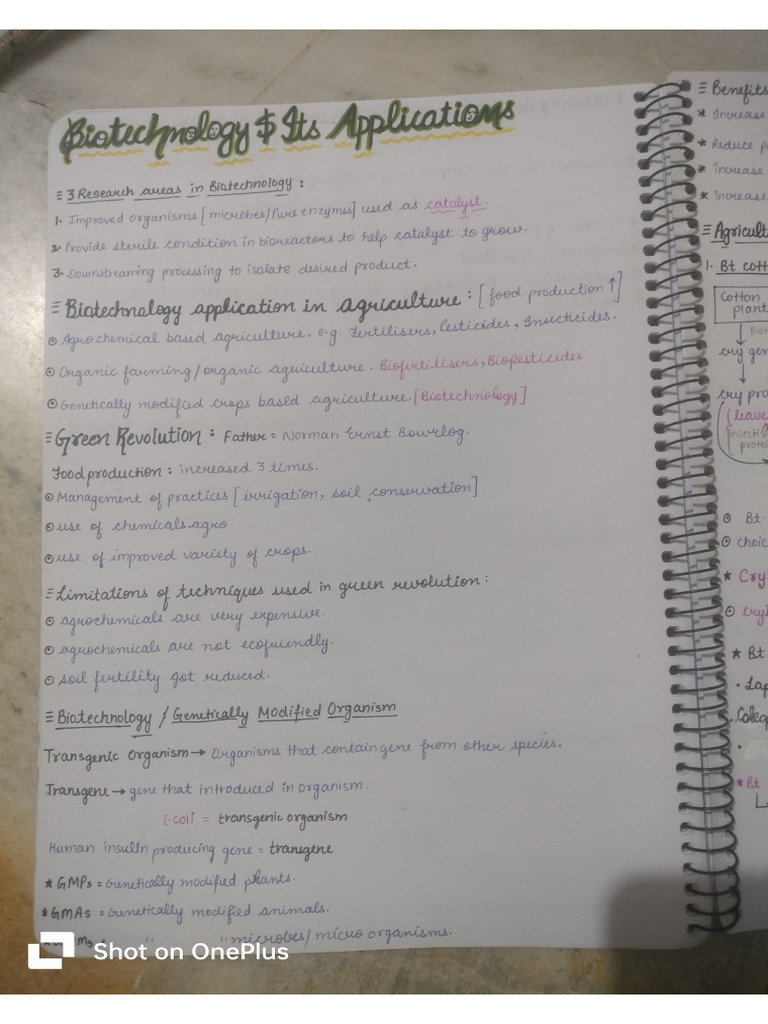 Biotechnology and Its Applications | PDF
