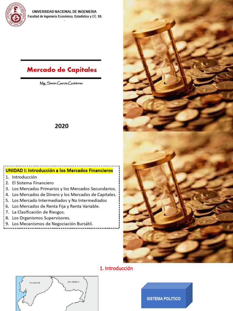 Introducción al Mercado de Capitales | PDF | Bolsa | Renta Fija