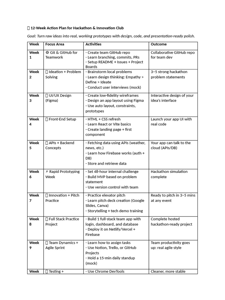 Hic Action Plan | PDF | Mobile App | Information Technology