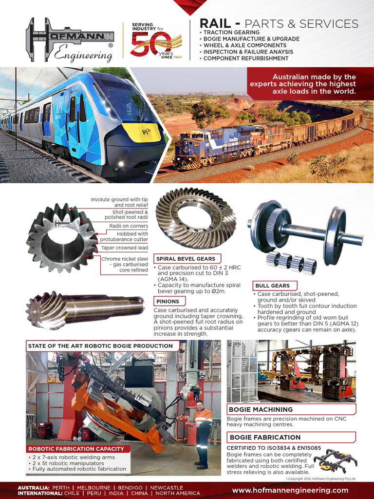 Rail Parts and Services Overview | PDF | Axle | Rail Transport