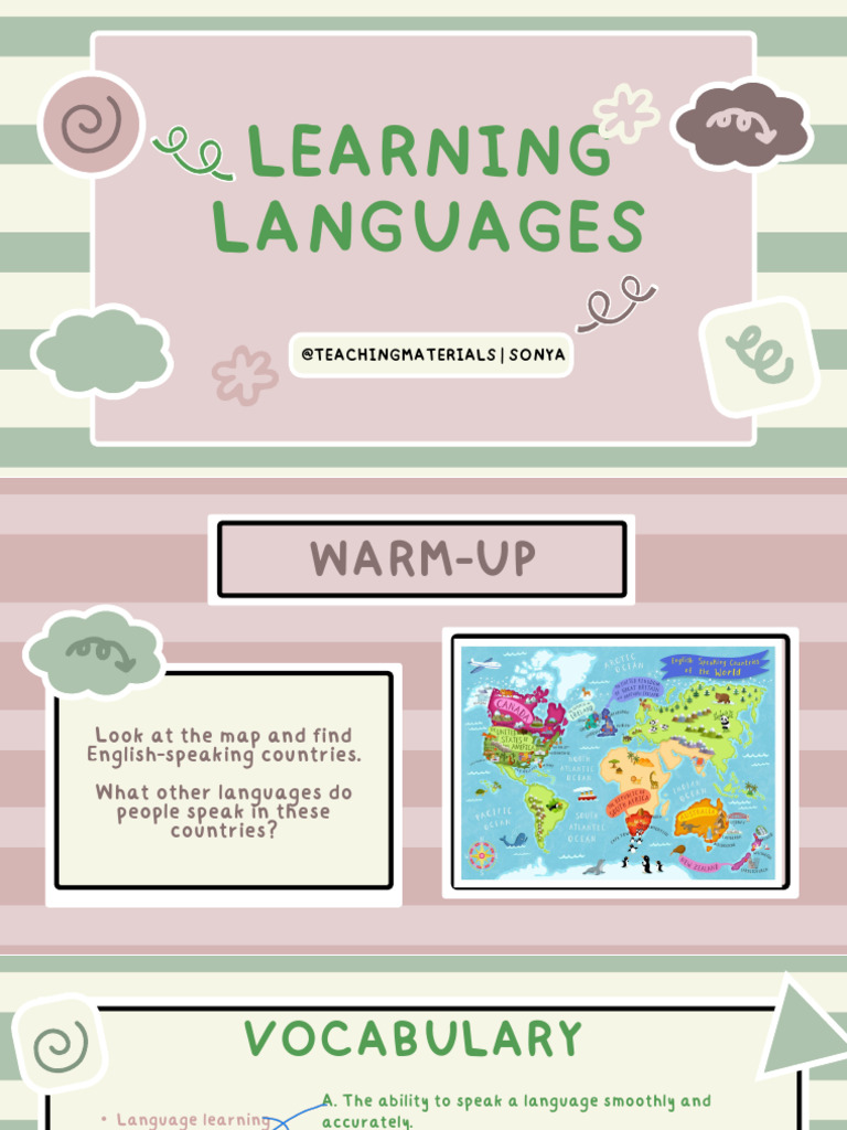 Learning A Language | PDF | Fluency | Vocabulary