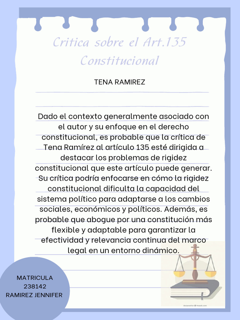 CRITICA AL ART.135 (1) (Recuperado) | PDF