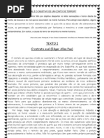 Trabalho - QUAL É O OBJETIVO DE UM CONTO DE TERROR