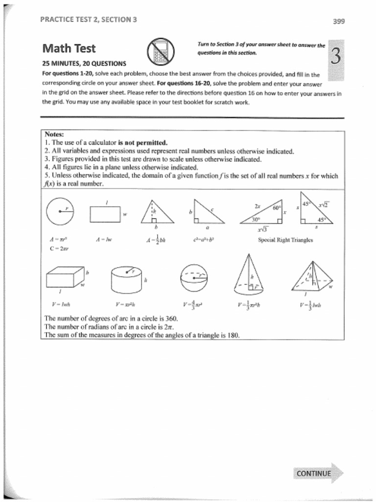 Math - Practice (Set 39) | PDF