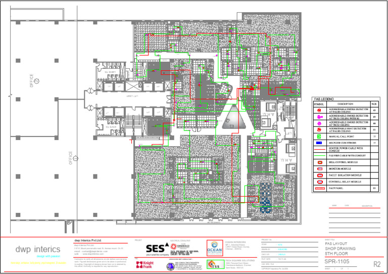 FAS Layout for 5th Floor Design | PDF