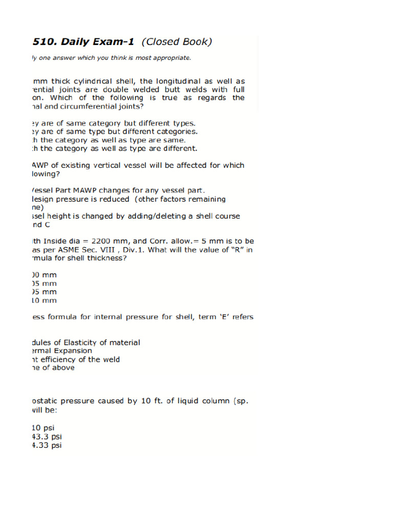 API Question Bank With Answer - 2024 | PDF