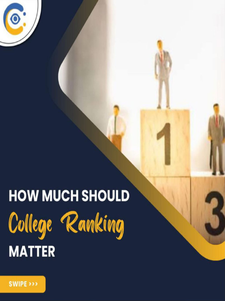 How Much Should College Ranking Matter | PDF