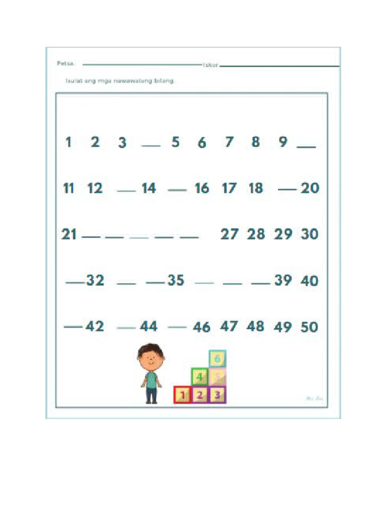 Math 1-50 | PDF