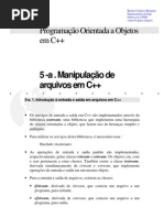 Manipulação de arquivos em C++