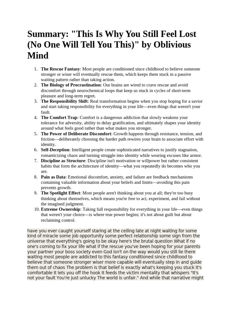 Break Free from the Rescue Fantasy | PDF | Disciplines | Mind