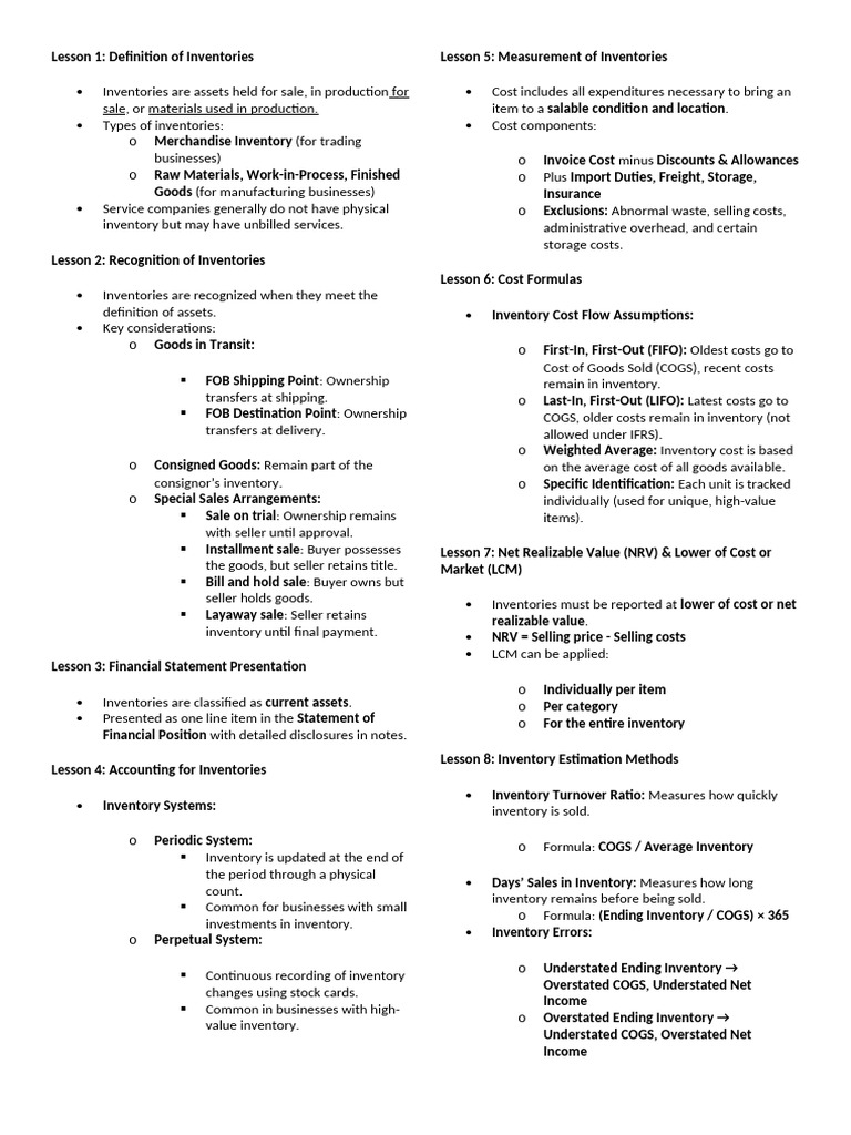 Understanding Inventory Management | PDF | Inventory | Cost Of Goods Sold