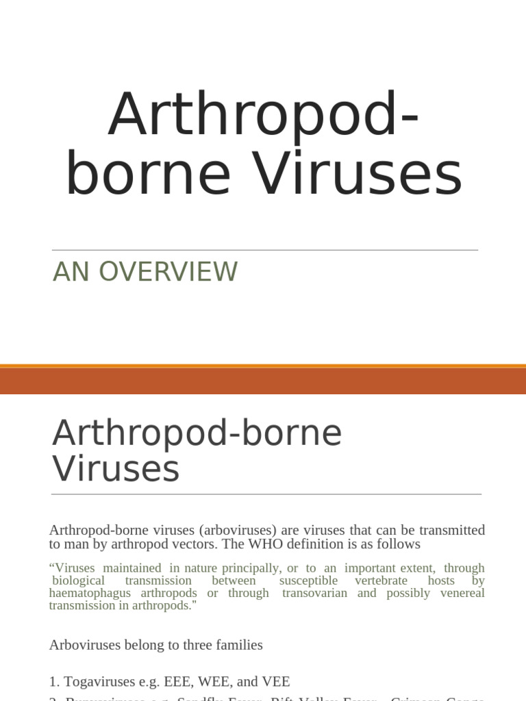Arboviruses | PDF | Yellow Fever | Infection