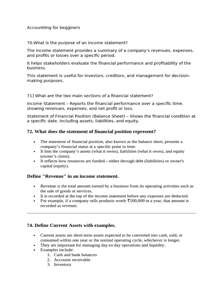 Introduction to Accounting Basics | PDF | Balance Sheet | Income Statement