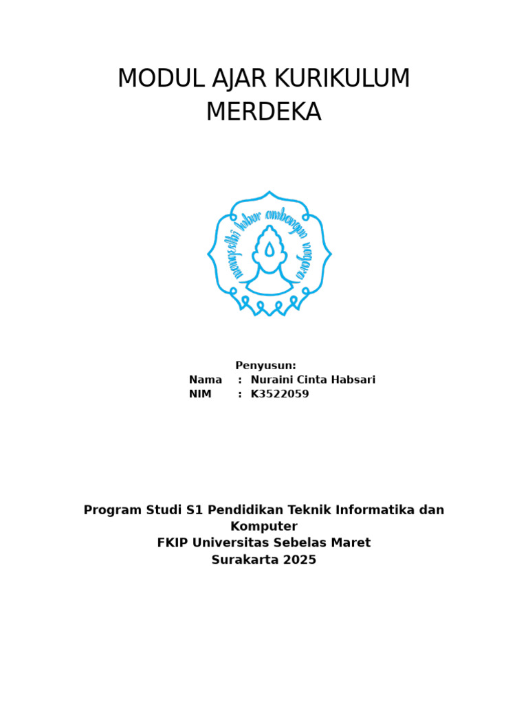 Modul Ajar Algoritma Pemrograman SMK | PDF