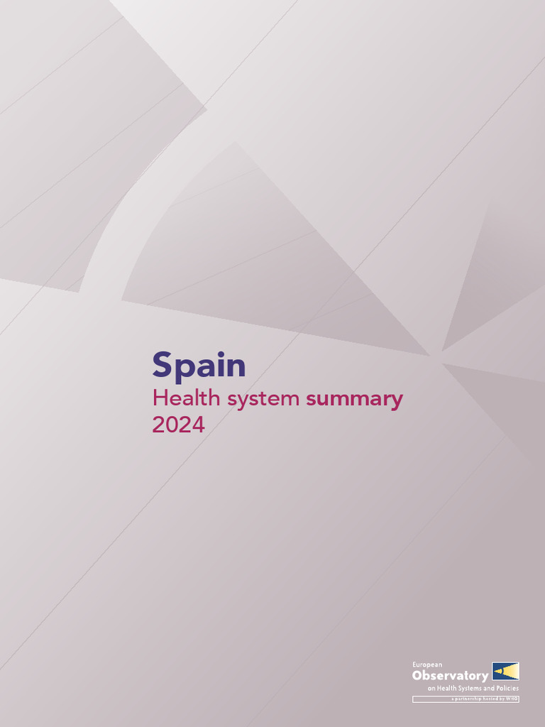 Spain Health System Overview 2024 | PDF | Public Health | Health Care