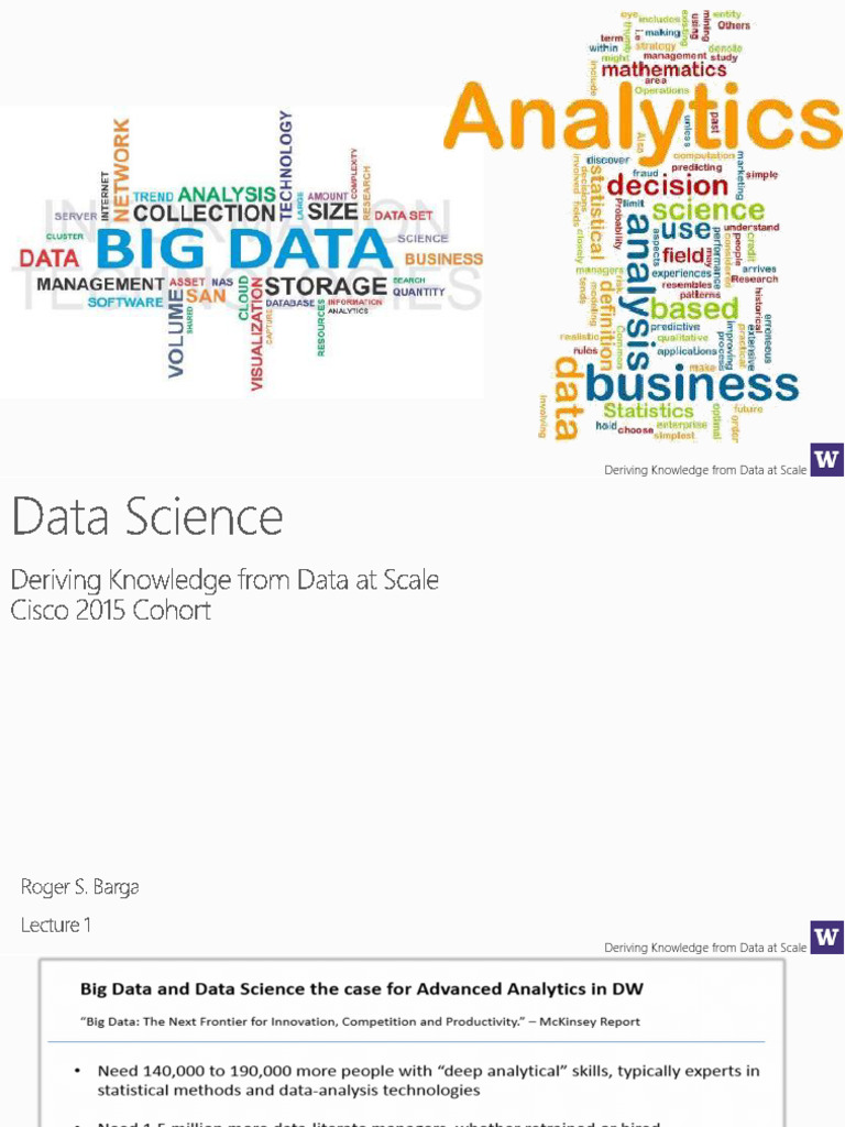 Bargauwdatasciencelecture1 160424211429 | PDF | Machine Learning ...