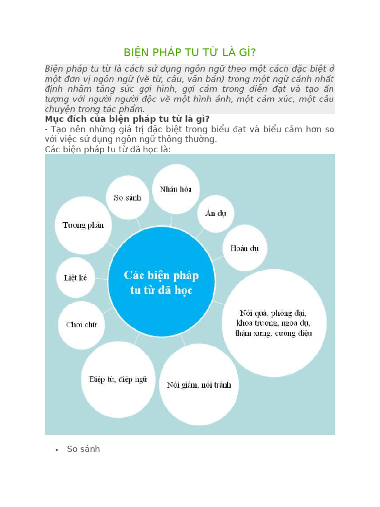 Biện pháp tu từ | PDF