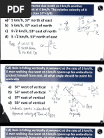 River-Boat Kinematics Problems | PDF | Speed | River