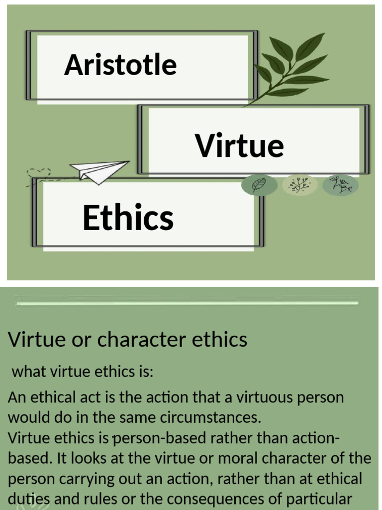 Understanding Aristotle's Virtue Ethics | PDF | Virtue | Virtue Ethics