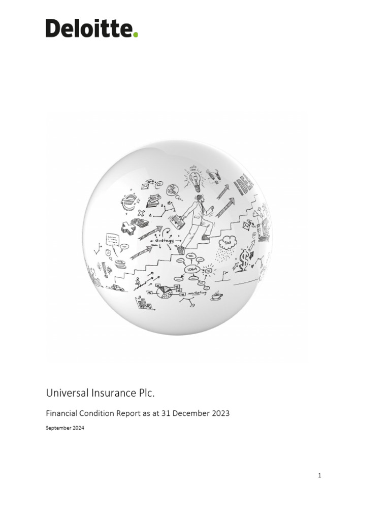Universal Insurance Financial Report 2023 | PDF | Risk | Internal Audit
