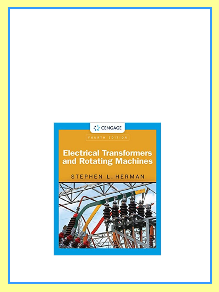 Solution Manual For Electrical Transformers and Rotating Machines 4th ...