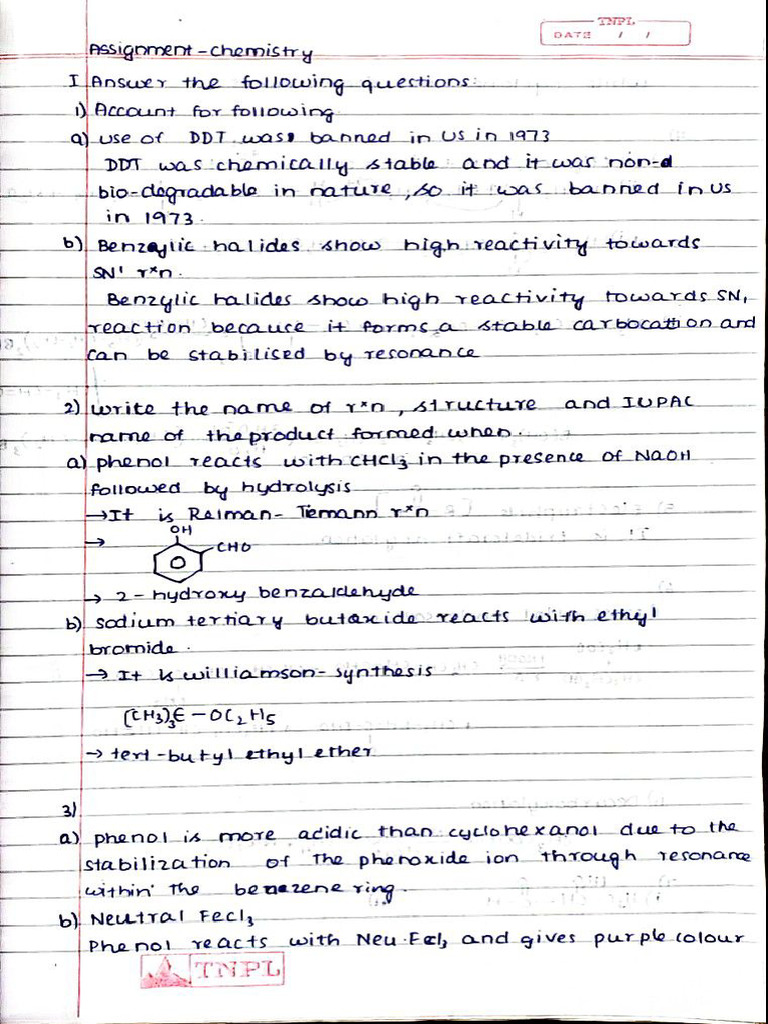Che Assignment | PDF