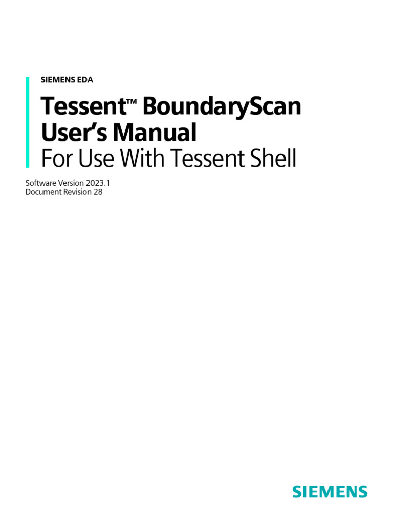 Tessent Shell User Manual 2023.1 | PDF | Computing | Computer Engineering