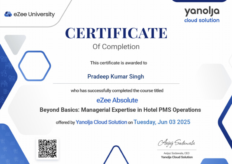 Pradeep Kumar Singh: Beyond Basics: Managerial Expertise in Hotel PMS ...
