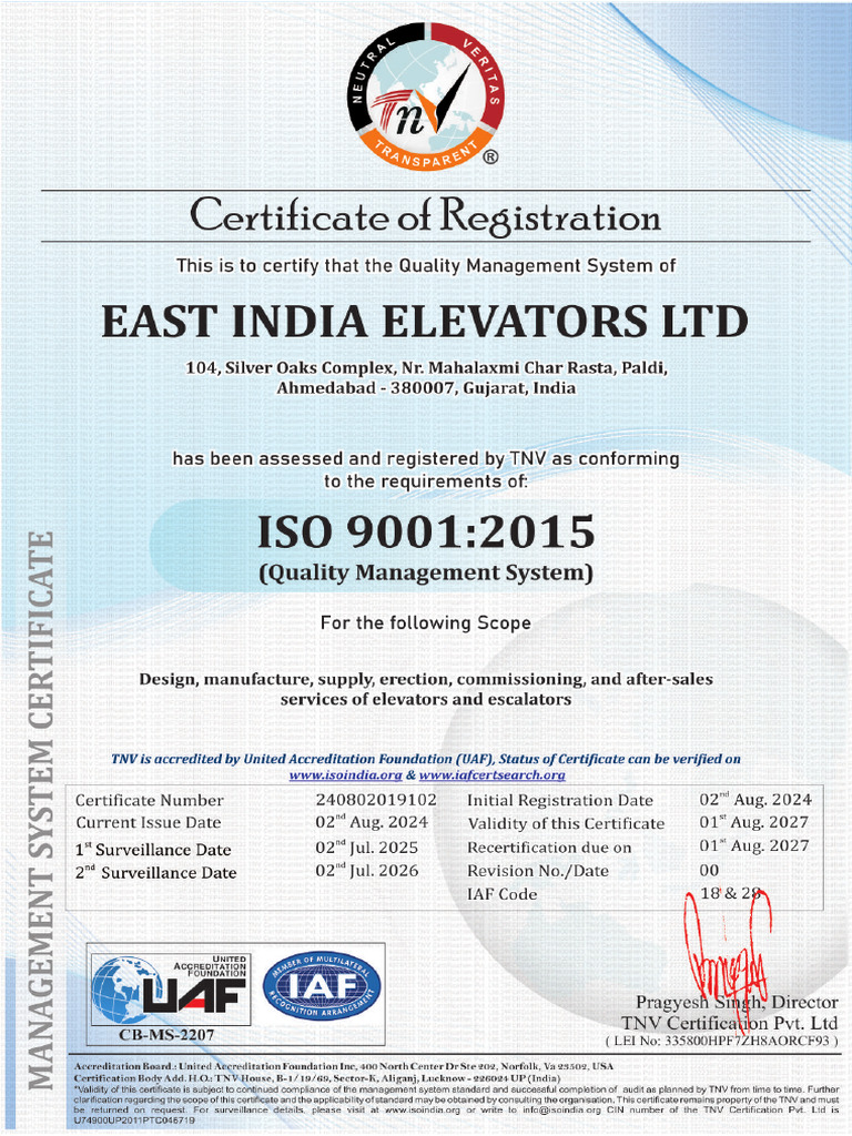 ISO 9001 Certificates | PDF