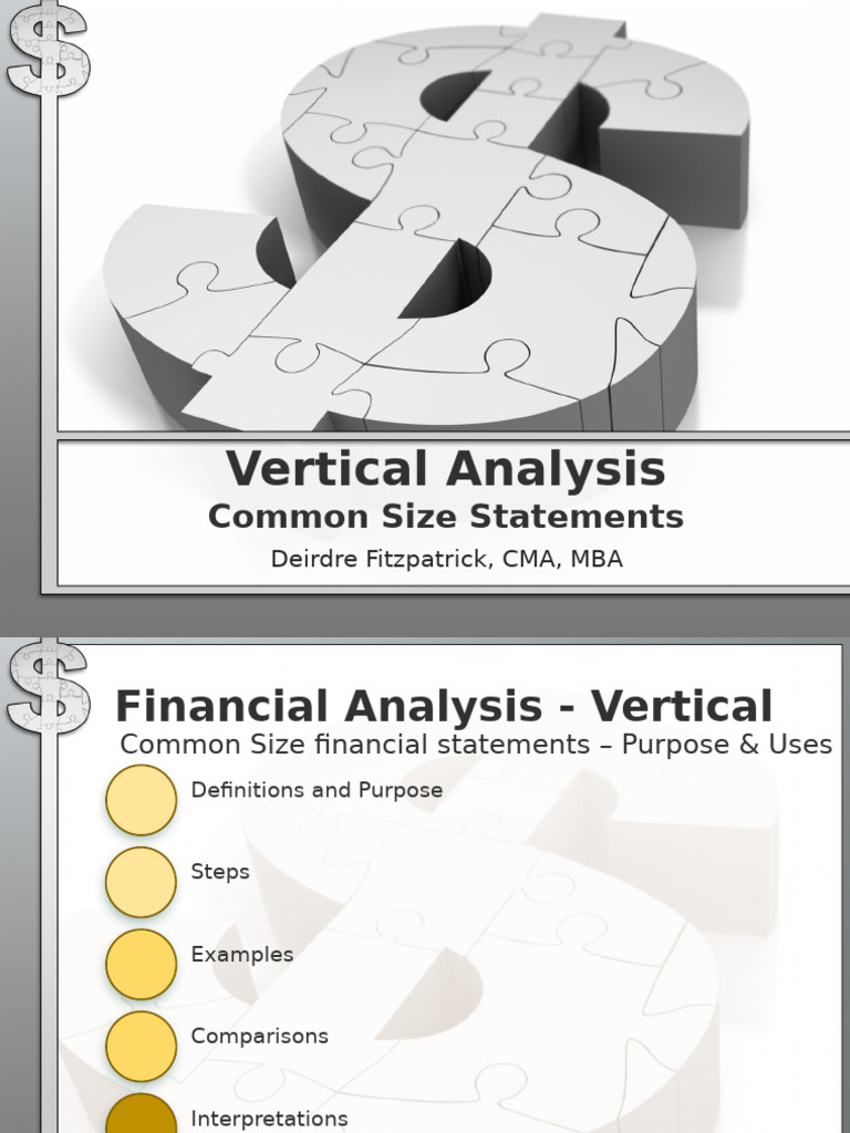 Vertical Financial Analysis Guide | PDF | Equity (Finance) | Business