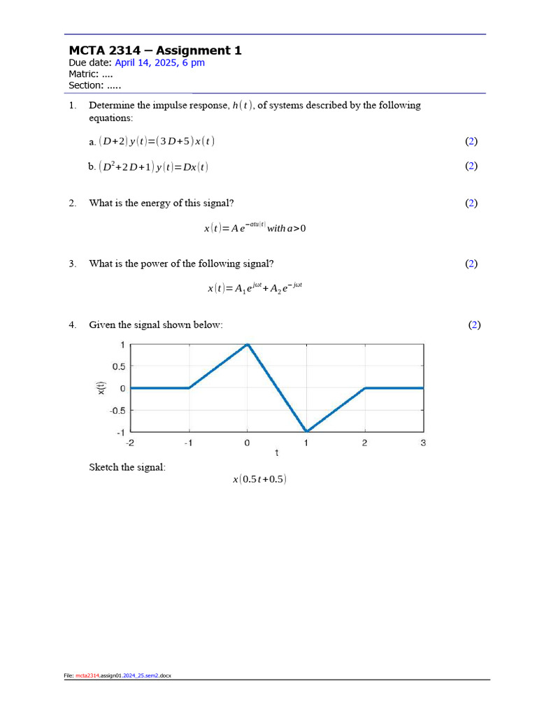 Ass Signal 1 | PDF