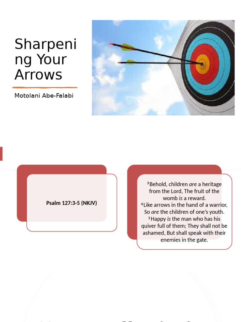 Sharpening Your Arrows TREM | PDF | Communication | Behavioural Sciences