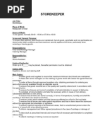 Storeman Duties and Responsibilities | PDF | Warehouse | Delivery ...