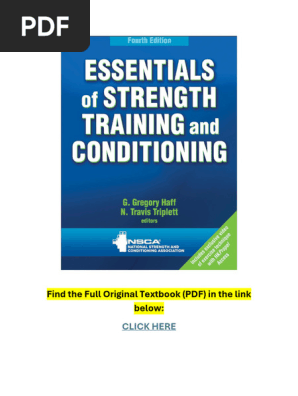 語学・辞書・学習参考書 Essentials of Strength Training 4th Essentials of Strength Training 4th Ed PDF | PDF | Skeletal Muscle