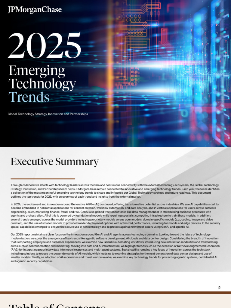 2025 Emerging Tech Trends Overview | PDF | Artificial Intelligence ...