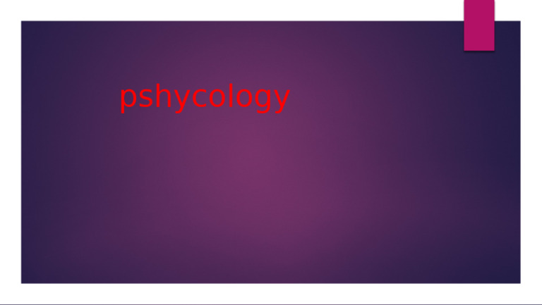 Pshycology | PDF