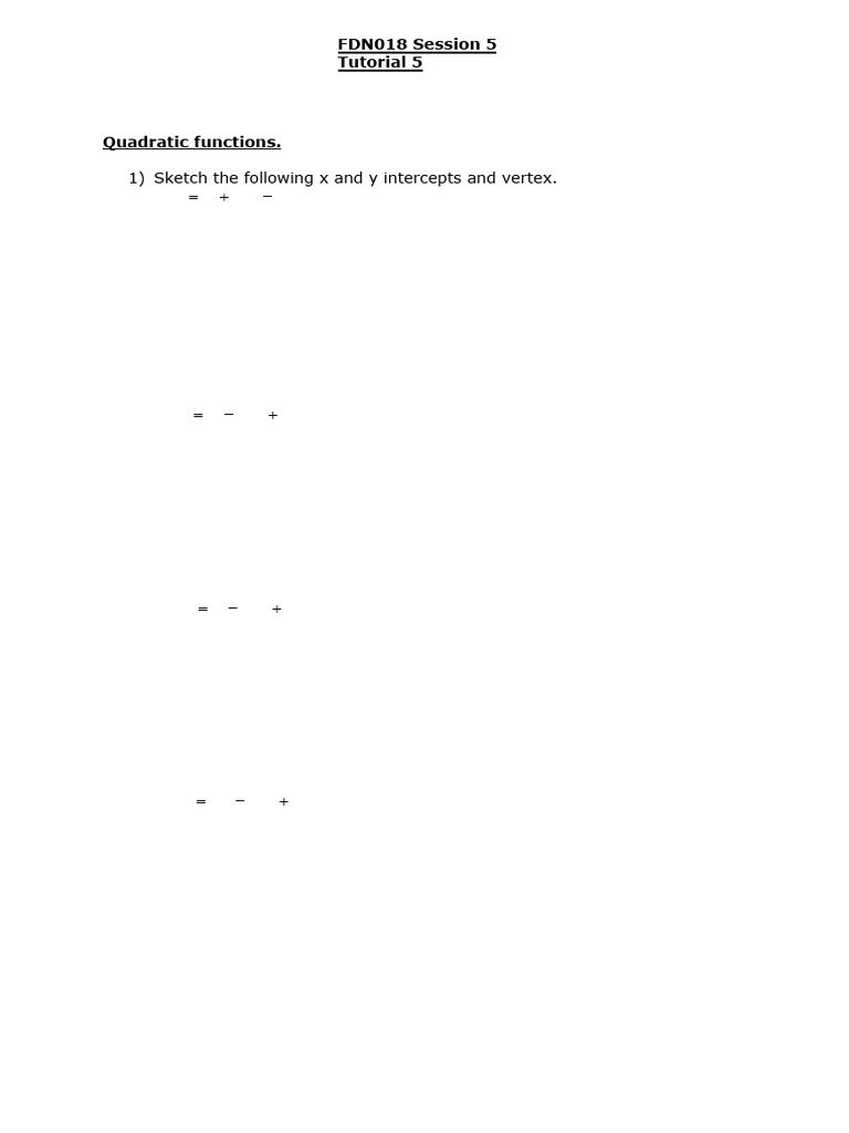 Quadratic Functions and Factorization Guide | PDF