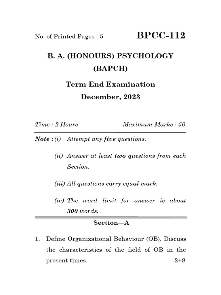 BPCC 112 | PDF